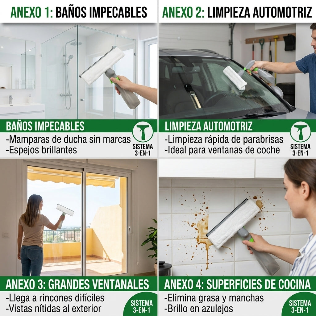 Limpiacristales 2 en 1