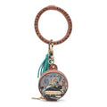 PULSERA CON LLAVERO Y PORTAAUDÍFONOS