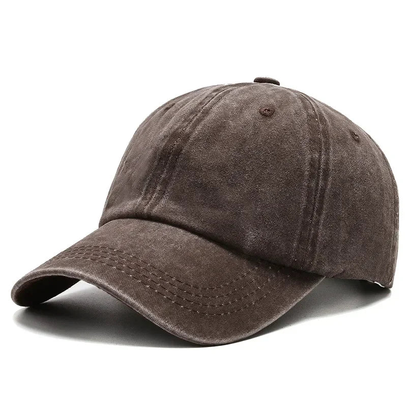 Gorra de béisbol de algodón para mujer y hombre, estilo snapback, color sólido, para otoño e invierno, gorra casual de estilo vintage, simple, para exteriores