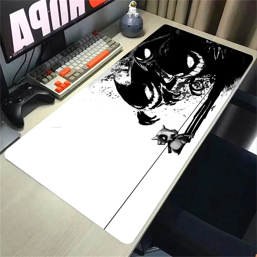 Mouse Pad Grande Alfombrilla de Escritorio Anime Pokémon Playmat Gaming Mouse Pad 900 × 400 XXL Mousepad Speed Computadora y Oficina Gamer Gabinete