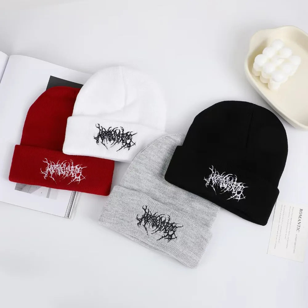 Gorros de punto para hombre y mujer, cálidos para exteriores, versátiles para otoño e invierno