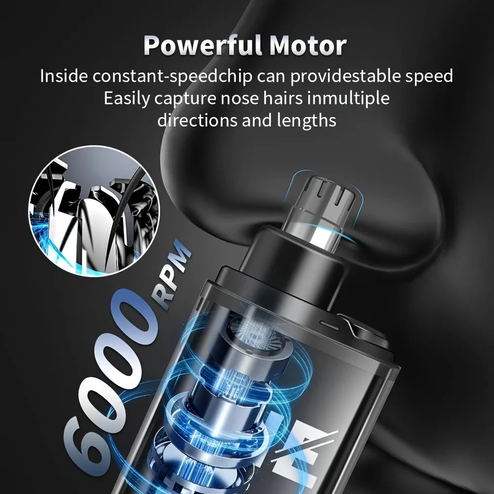 Portable small nose hair trimmer, men's nose hair shaver, car mounted household multifunctional nose hair trimmer