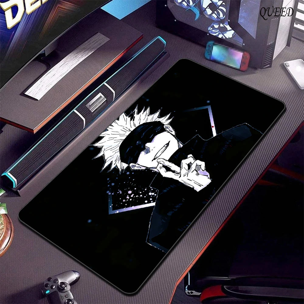 Mousepad Gamer XL Jujutsu Kaisen — Gojo Satoru | Antideslizante Bordes Cosidos