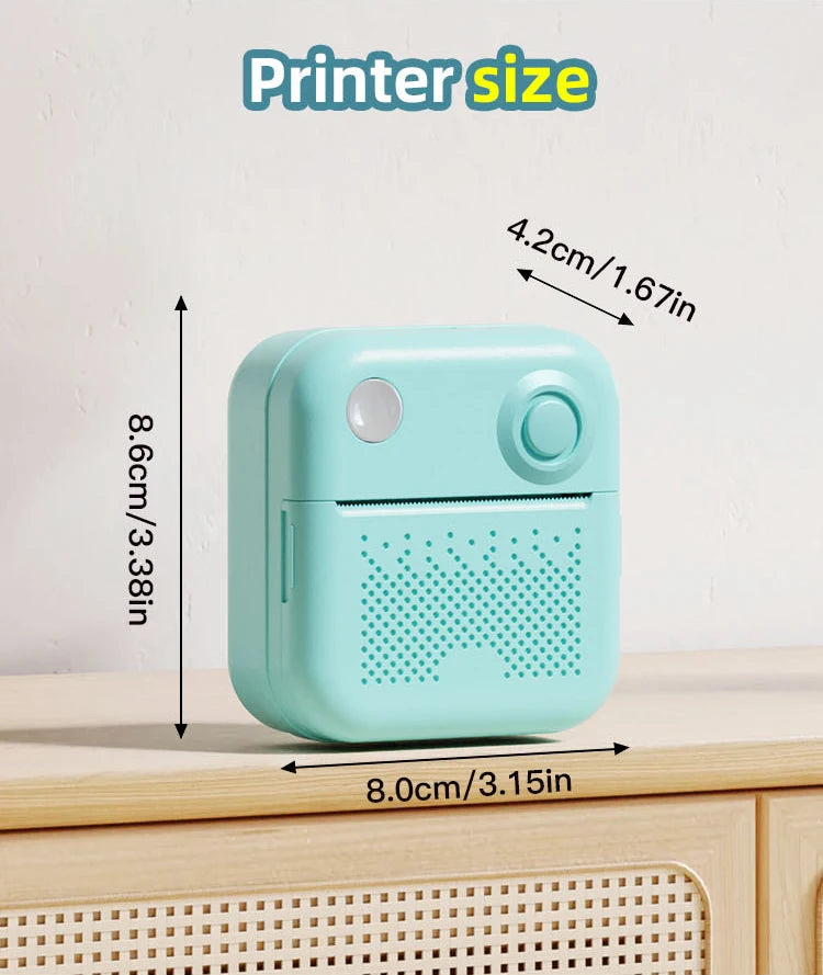 Papel adhesivo térmico para impresora portátil Dolewa D3, minipresora de etiquetas, impresora para imprimir errores y fotos.
