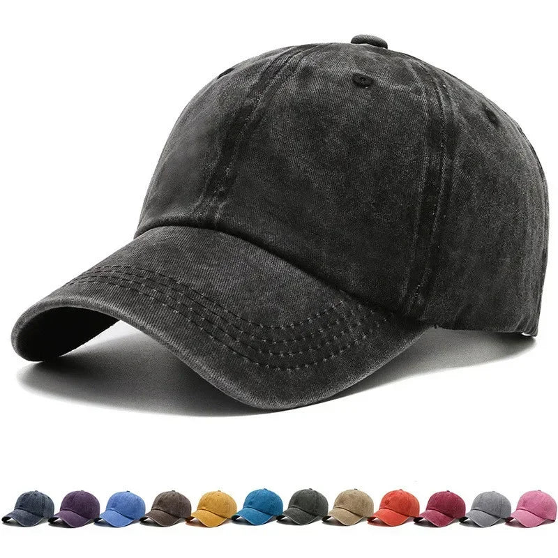 Gorra de béisbol de algodón para mujer y hombre, estilo snapback, color sólido, para otoño e invierno, gorra casual de estilo vintage, simple, para exteriores