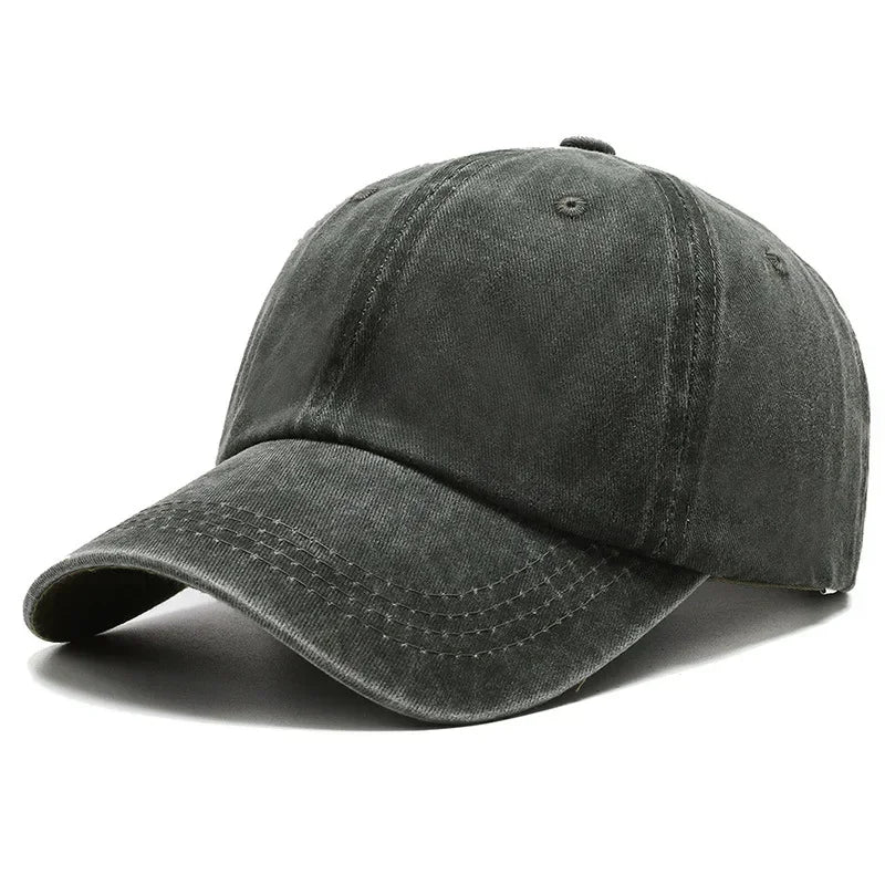 Gorra de béisbol de algodón para mujer y hombre, estilo snapback, color sólido, para otoño e invierno, gorra casual de estilo vintage, simple, para exteriores