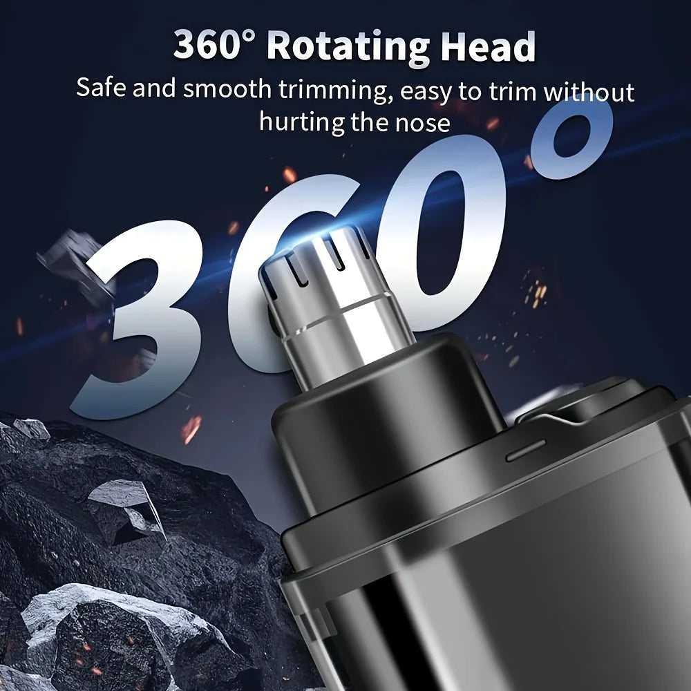 Portable small nose hair trimmer, men's nose hair shaver, car mounted household multifunctional nose hair trimmer