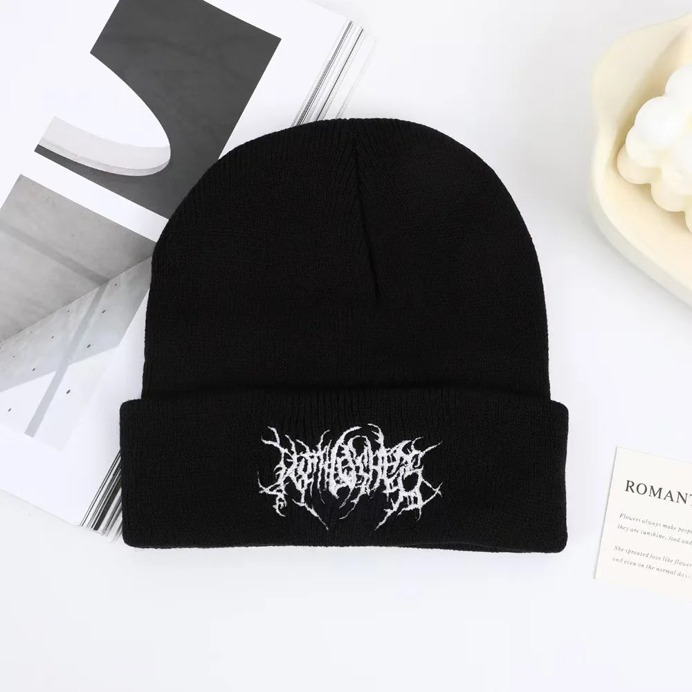 Gorros de punto para hombre y mujer, cálidos para exteriores, versátiles para otoño e invierno