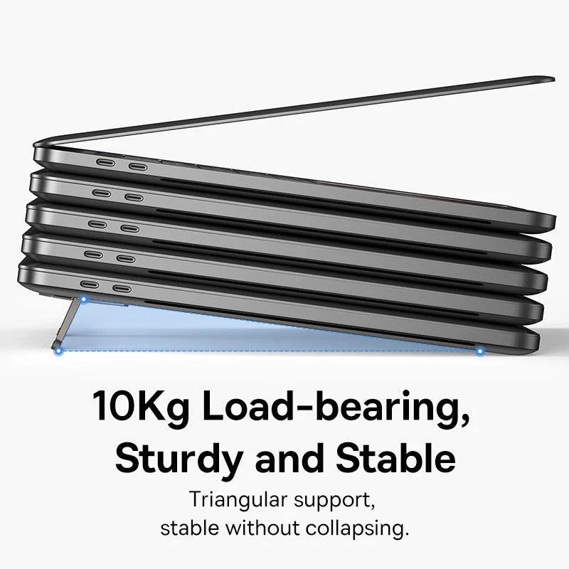 Soporte plegable para portátil Baseus, soporte para teclado de ordenador, mini soportes portátiles para portátil, soporte de aluminio para Macbook y portátiles Xiaomi