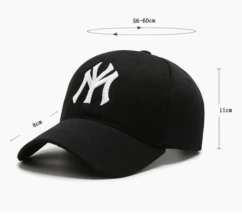 1PC Gorra de béisbol casual unisex con letras bordadas, gorro hip-hop, gorra de camionero ajustable para primavera y otoño, gorra con protección solar para exteriores