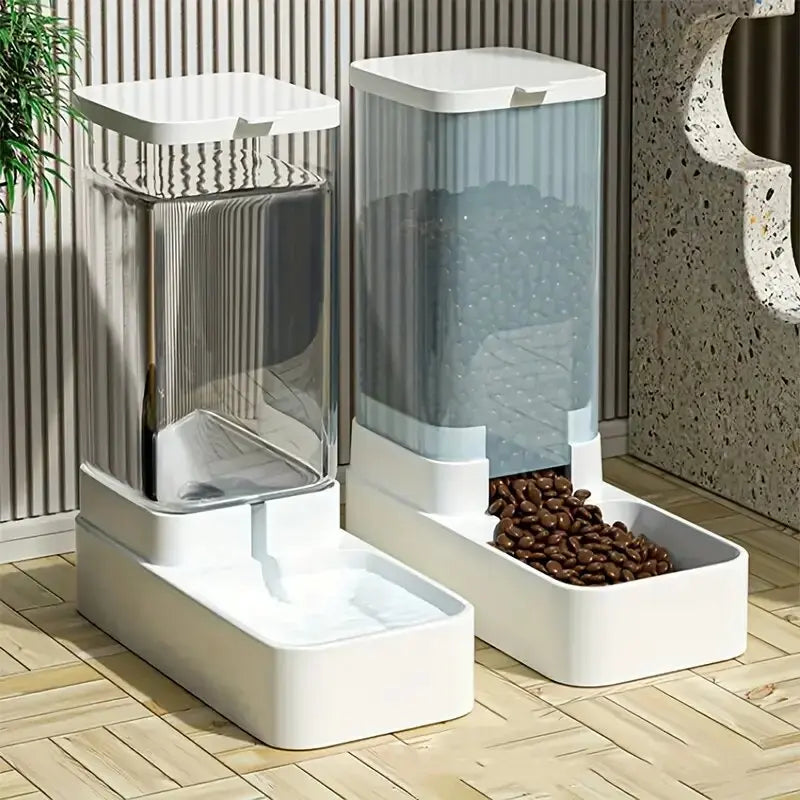 Comedero y Bebedero Automático por Gravedad para Perros y Gatos | 3,8L Sin Electricidad