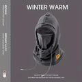 Gorro térmico de invierno con máscara y calentador de cuello, pasamontañas 3 en 1 a prueba de viento para hombres y mujeres, gorro con máscara para ciclismo y protección contra el frío