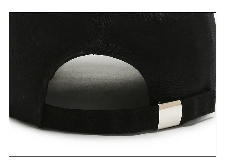 1PC Gorra de béisbol casual unisex con letras bordadas, gorro hip-hop, gorra de camionero ajustable para primavera y otoño, gorra con protección solar para exteriores