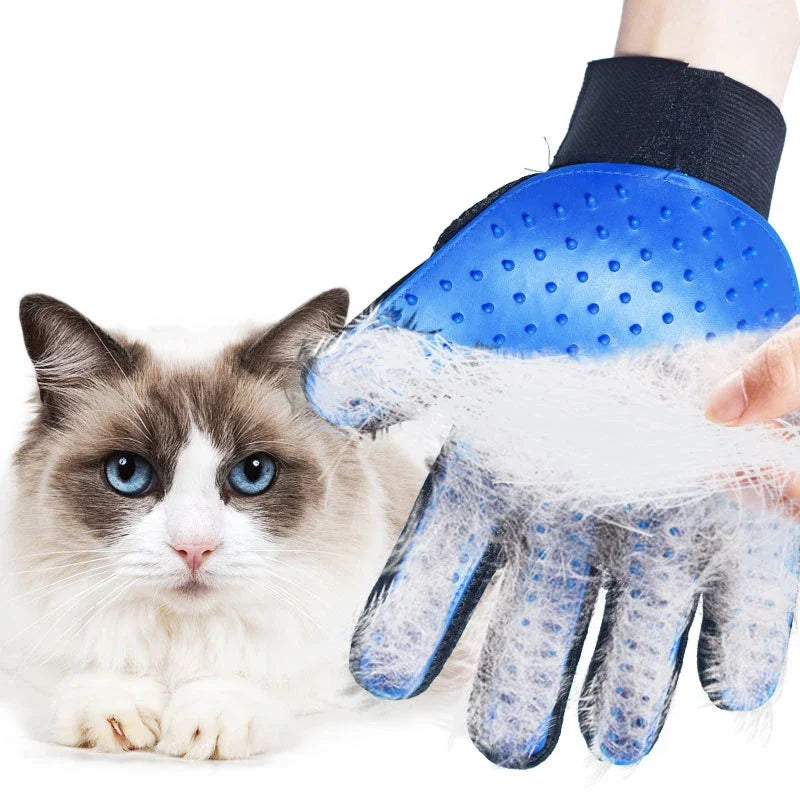 Guante quitapelos para perros y gatos | Masaje, limpieza y cepillado 6 colores
