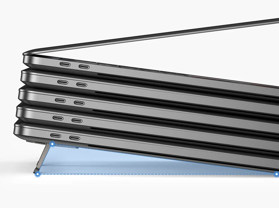 Soporte plegable para portátil Baseus, soporte para teclado de ordenador, mini soportes portátiles para portátil, soporte de aluminio para Macbook y portátiles Xiaomi