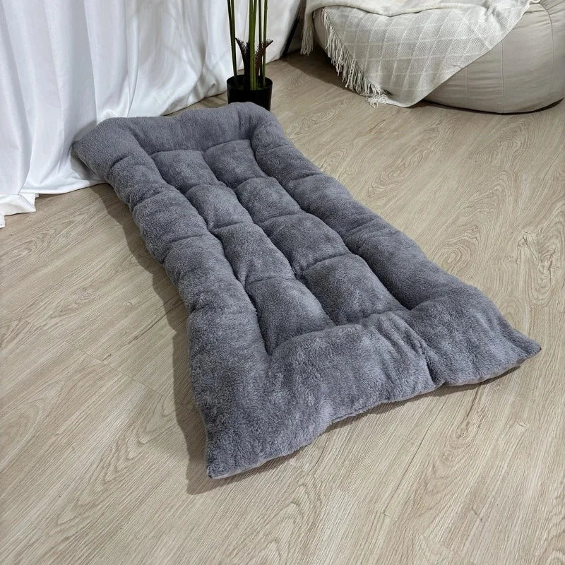 Sofá cama extra grande de felpa para perros, alfombrilla gruesa súper suave de poliéster para mascotas, cama para jaula de perros, para perros pequeños, medianos y grandes