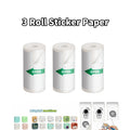 Papel adhesivo térmico para impresora portátil Dolewa D3, minipresora de etiquetas, impresora para imprimir errores y fotos.