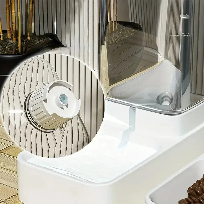 Comedero y Bebedero Automático por Gravedad para Perros y Gatos | 3,8L Sin Electricidad