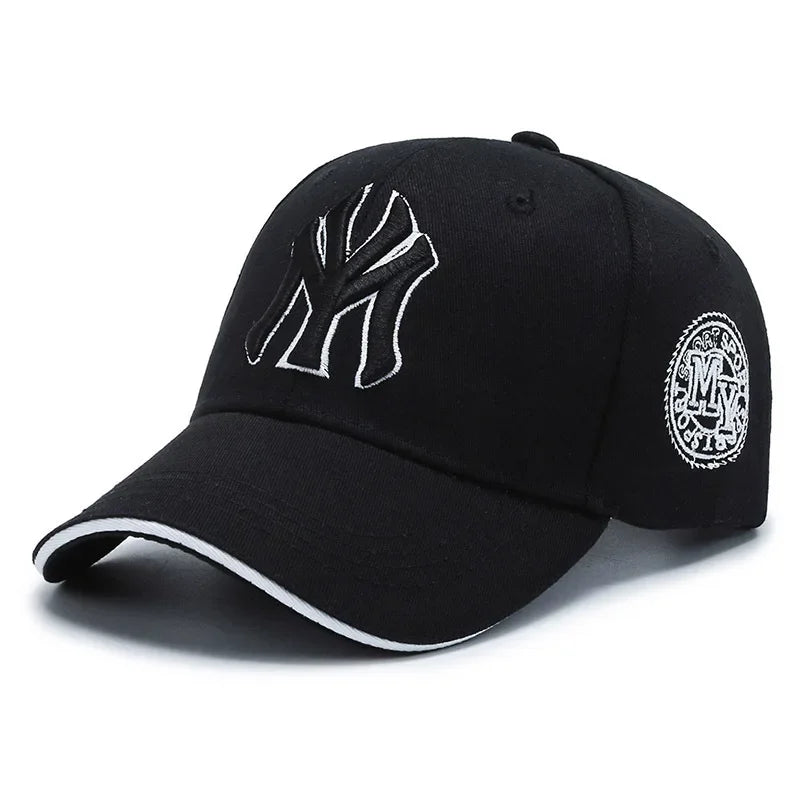 1PC Gorra de béisbol casual unisex con letras bordadas, gorro hip-hop, gorra de camionero ajustable para primavera y otoño, gorra con protección solar para exteriores