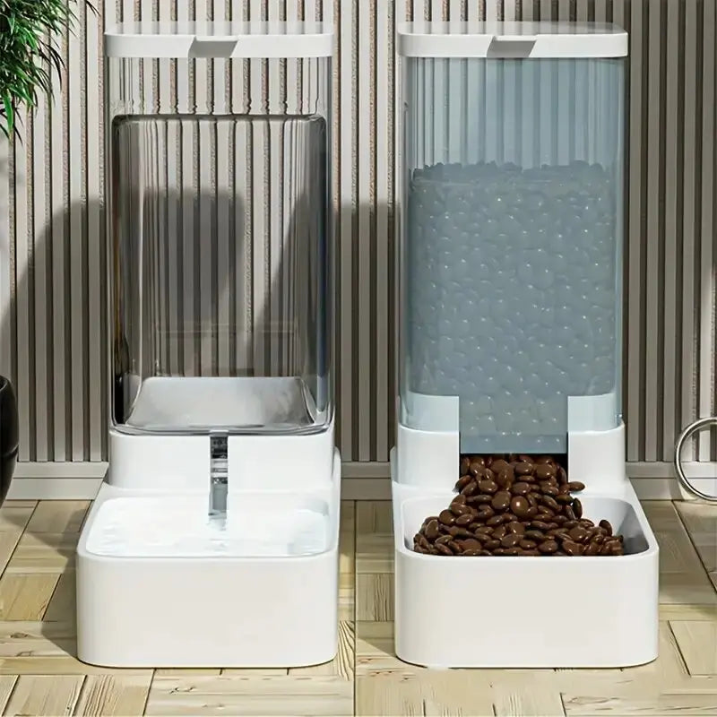 Comedero y Bebedero Automático por Gravedad para Perros y Gatos | 3,8L Sin Electricidad