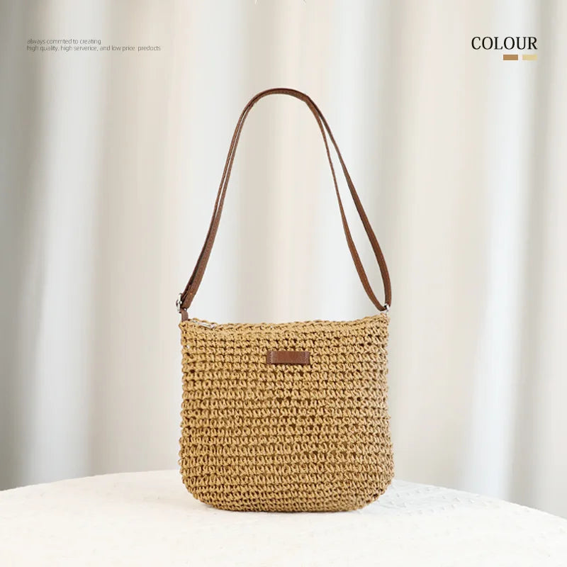 Sombrero de paja coreano para playa, visera de verano para mujer, sombrero de pescador, tejido a mano, sombrero Panamá, sombrero de sol para chica.