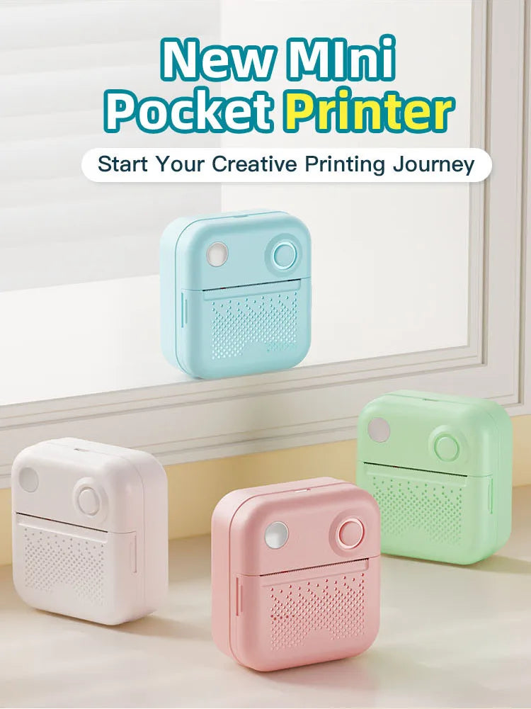 Papel adhesivo térmico para impresora portátil Dolewa D3, minipresora de etiquetas, impresora para imprimir errores y fotos.