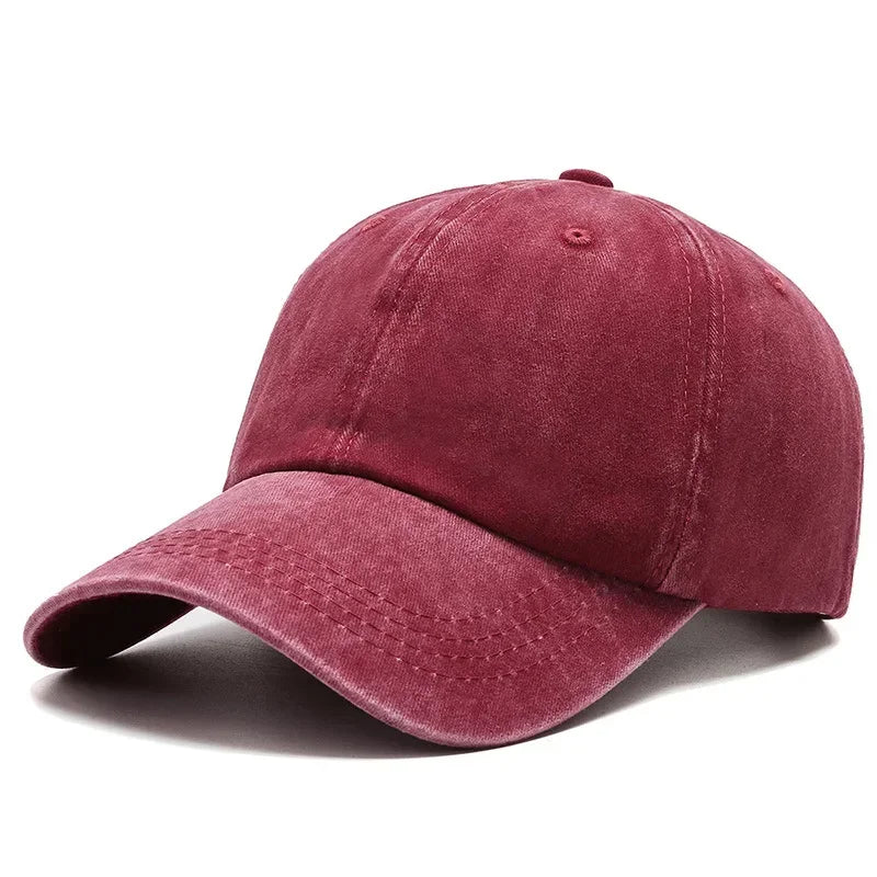 Gorra de béisbol de algodón para mujer y hombre, estilo snapback, color sólido, para otoño e invierno, gorra casual de estilo vintage, simple, para exteriores