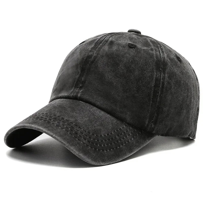Gorra de béisbol de algodón para mujer y hombre, estilo snapback, color sólido, para otoño e invierno, gorra casual de estilo vintage, simple, para exteriores