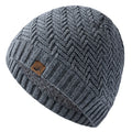 Gorro de invierno unisex con etiqueta, gorro de punto de moda para hombres y mujeres, gorro tipo beanie, gorro deportivo cálido con forro de felpa para exteriores