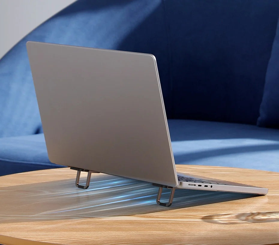 Soporte plegable para portátil Baseus, soporte para teclado de ordenador, mini soportes portátiles para portátil, soporte de aluminio para Macbook y portátiles Xiaomi