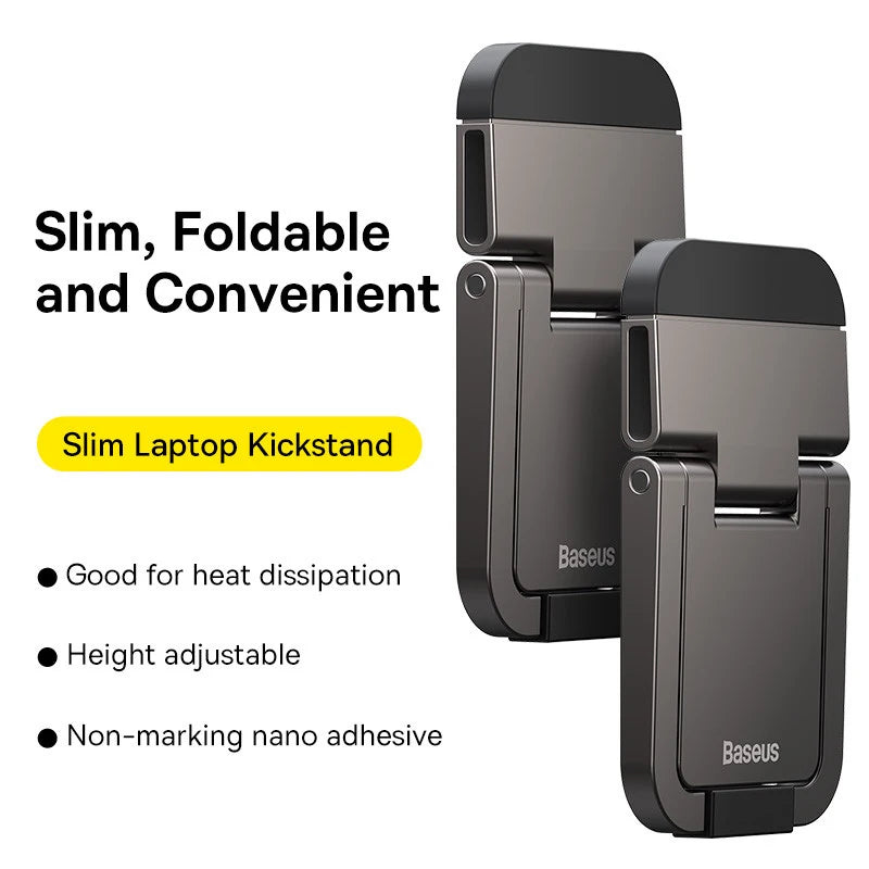 Soporte plegable para portátil Baseus, soporte para teclado de ordenador, mini soportes portátiles para portátil, soporte de aluminio para Macbook y portátiles Xiaomi