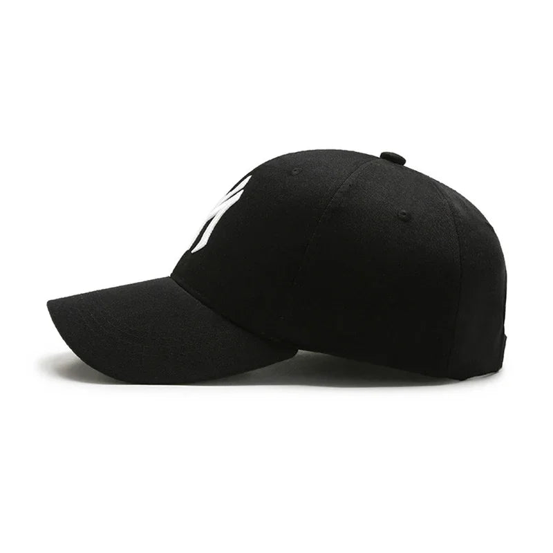 1PC Gorra de béisbol casual unisex con letras bordadas, gorro hip-hop, gorra de camionero ajustable para primavera y otoño, gorra con protección solar para exteriores