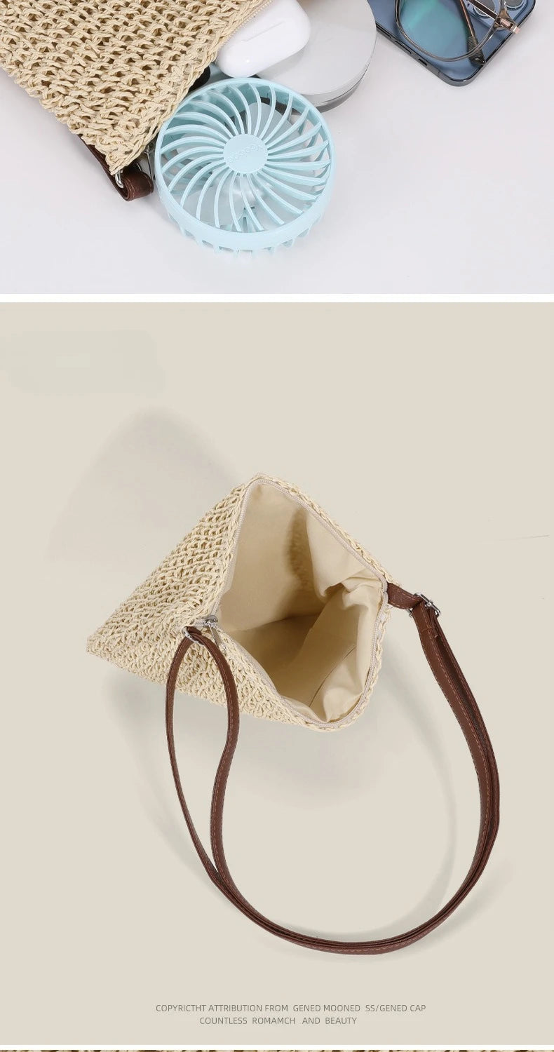 Sombrero de paja coreano para playa, visera de verano para mujer, sombrero de pescador, tejido a mano, sombrero Panamá, sombrero de sol para chica.
