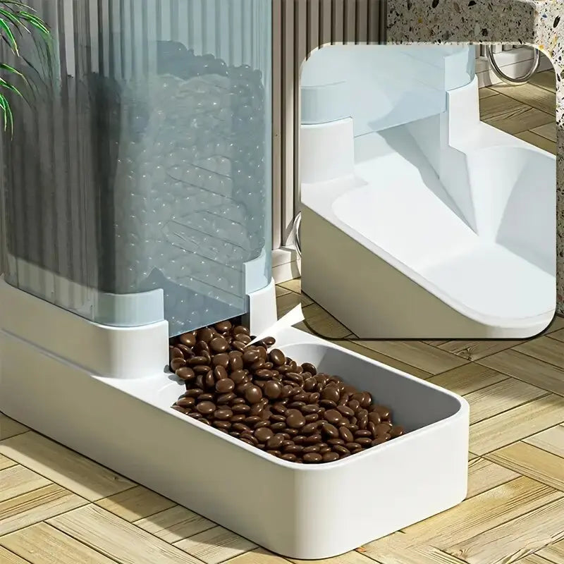 Comedero y Bebedero Automático por Gravedad para Perros y Gatos | 3,8L Sin Electricidad