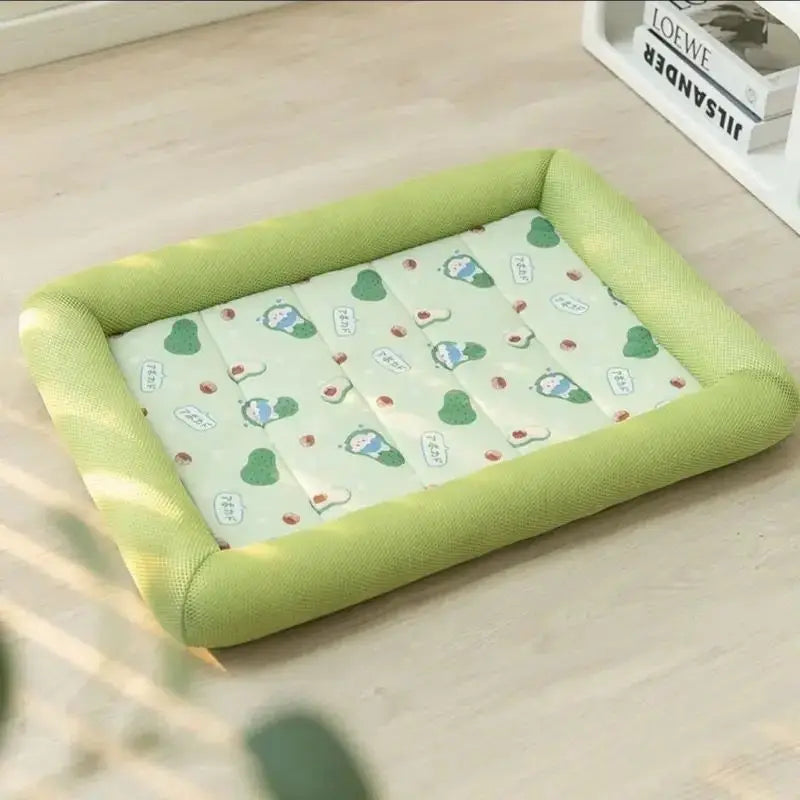 Colchón refrescante de verano para perros y gatos | Transpirable, impermeable y antideslizante