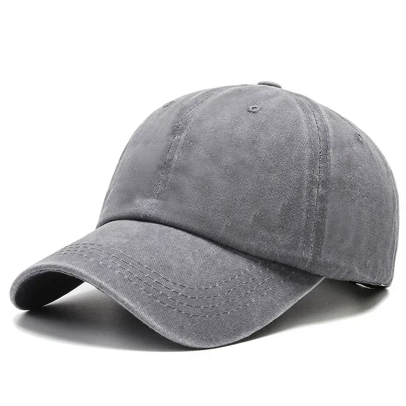 Gorra de béisbol de algodón para mujer y hombre, estilo snapback, color sólido, para otoño e invierno, gorra casual de estilo vintage, simple, para exteriores