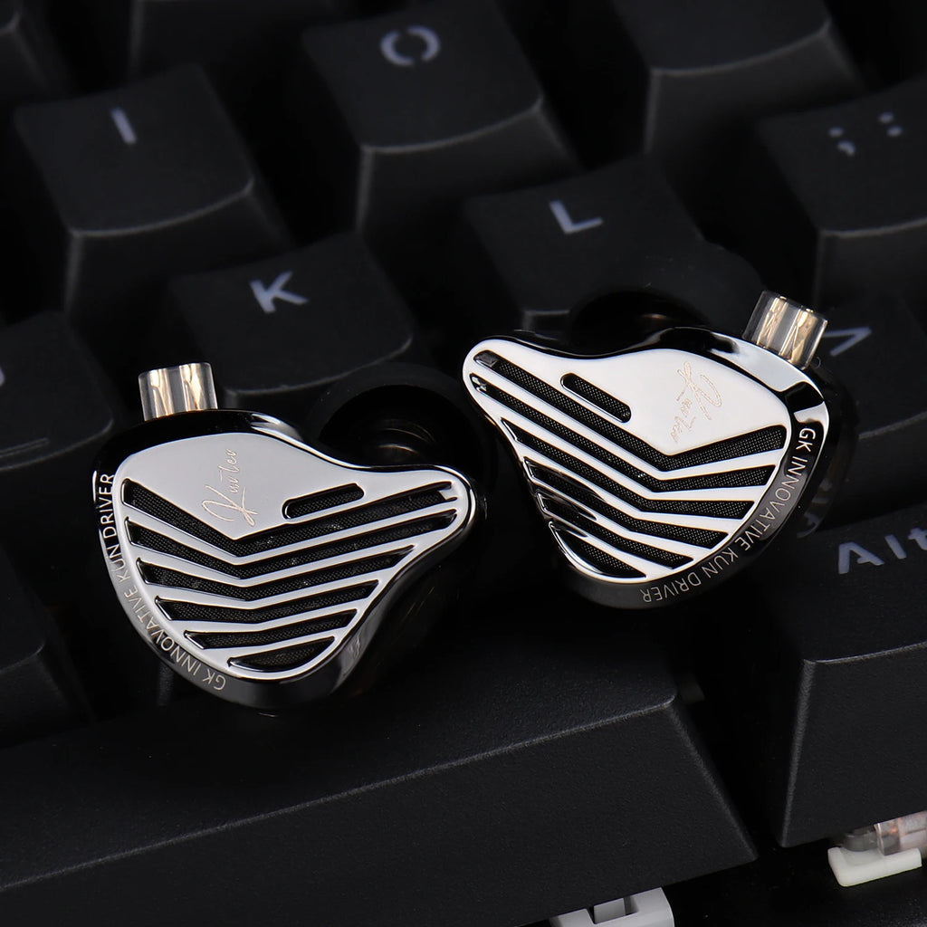 GK KUNTEN Earphones New Generation Dynamic Driver Unite Headests Hifi Music Earbuds DJ Headphones
