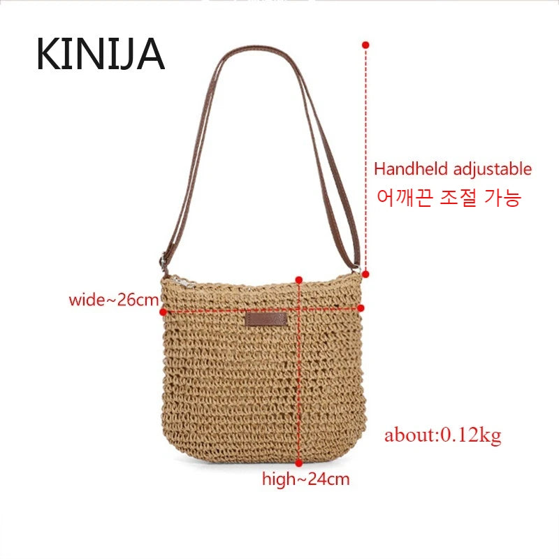Sombrero de paja coreano para playa, visera de verano para mujer, sombrero de pescador, tejido a mano, sombrero Panamá, sombrero de sol para chica.