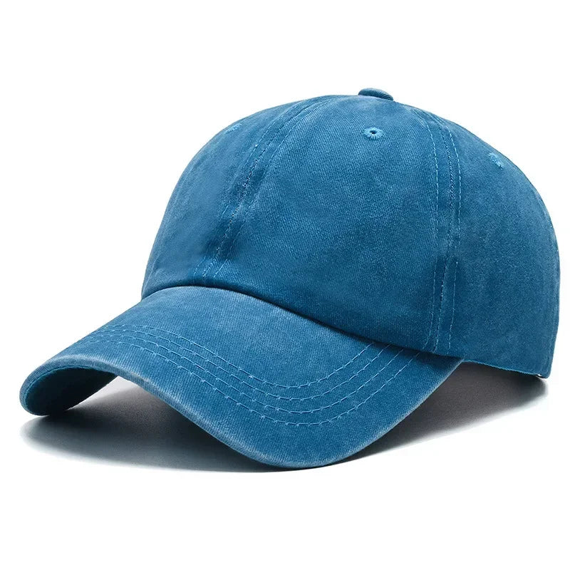 Gorra de béisbol de algodón para mujer y hombre, estilo snapback, color sólido, para otoño e invierno, gorra casual de estilo vintage, simple, para exteriores