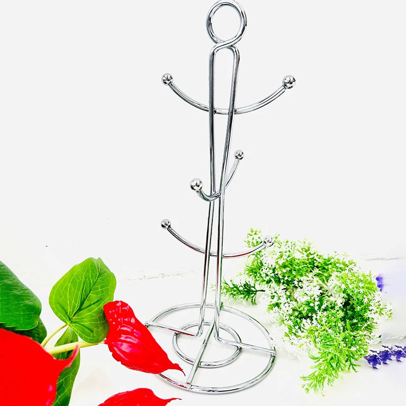 1 pieza de estante de almacenamiento para tazas de vidrio, organizador de secado y drenaje para tazas de agua, soporte de drenaje, suministro útil para cocina y hogar