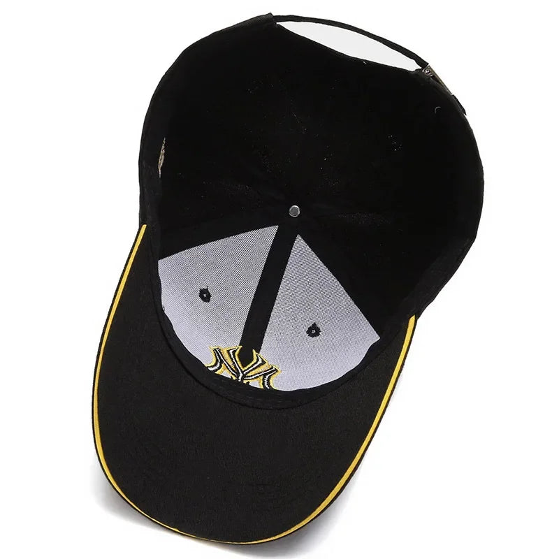 1PC Gorra de béisbol casual unisex con letras bordadas, gorro hip-hop, gorra de camionero ajustable para primavera y otoño, gorra con protección solar para exteriores