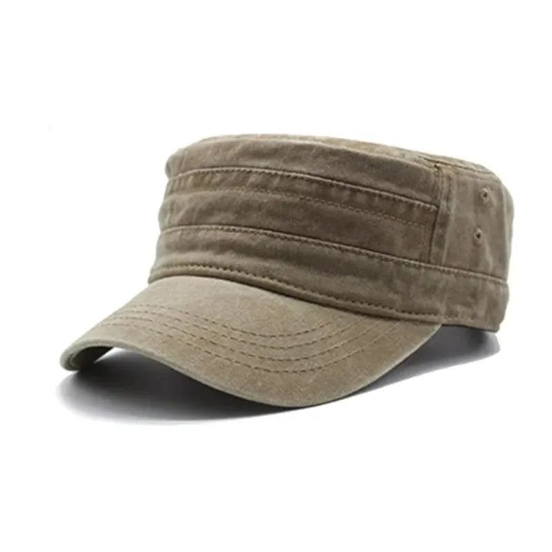 Gorra retro de pescador para hombre, estilo vintage de mezclilla lavada, gorra de visera plana para cabeza grande, estilo casual para exteriores, combinación moderna de estilo europeo y estadounidense para mujer