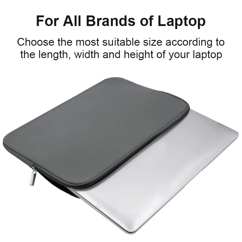 Funda para laptop compatible con portátiles Xiaomi, Lenovo, Dell, Macbook Air, Pro, Retina de 13, 14, 15 y 15.6 pulgadas.
