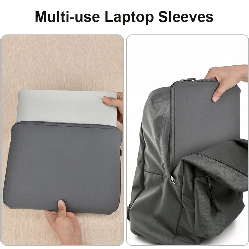 Funda para laptop compatible con portátiles Xiaomi, Lenovo, Dell, Macbook Air, Pro, Retina de 13, 14, 15 y 15.6 pulgadas.