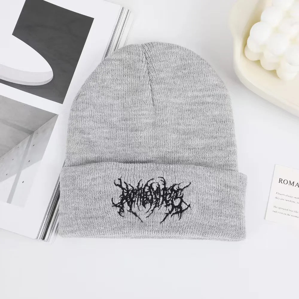 Gorros de punto para hombre y mujer, cálidos para exteriores, versátiles para otoño e invierno