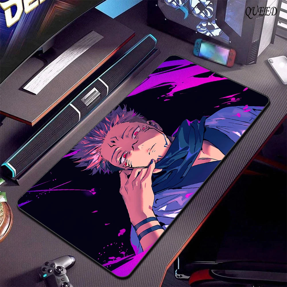 Mousepad Gamer XL Jujutsu Kaisen — Gojo Satoru | Antideslizante Bordes Cosidos