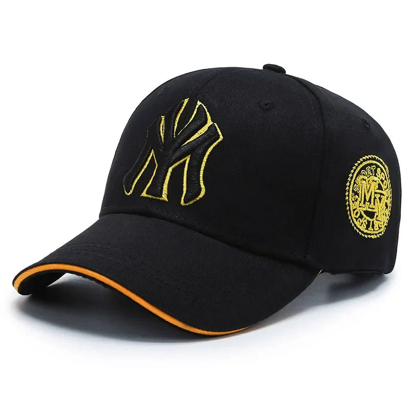 1PC Gorra de béisbol casual unisex con letras bordadas, gorro hip-hop, gorra de camionero ajustable para primavera y otoño, gorra con protección solar para exteriores