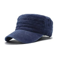 Gorra retro de pescador para hombre, estilo vintage de mezclilla lavada, gorra de visera plana para cabeza grande, estilo casual para exteriores, combinación moderna de estilo europeo y estadounidense para mujer