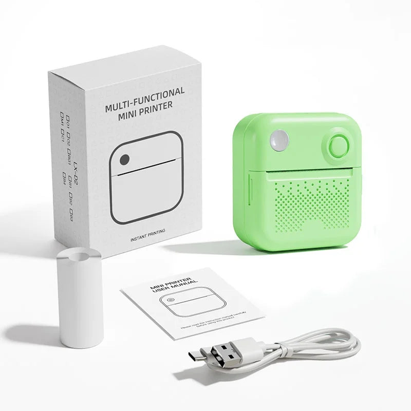 Papel adhesivo térmico para impresora portátil Dolewa D3, minipresora de etiquetas, impresora para imprimir errores y fotos.
